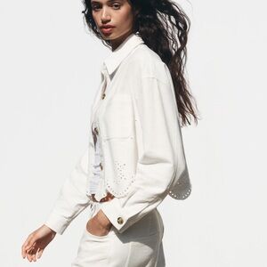 Zara White Jacket